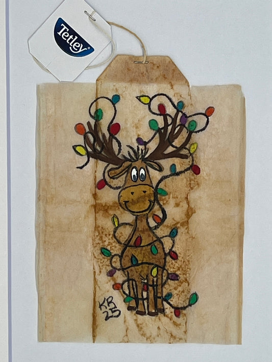 Deer in lights