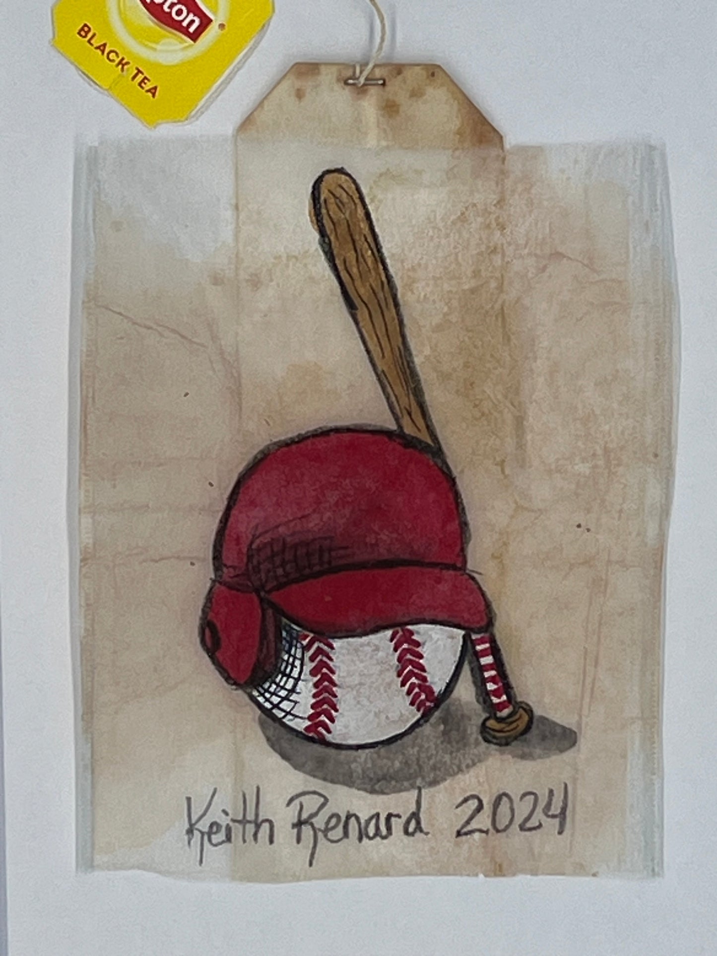 Baseball Hat and Bat