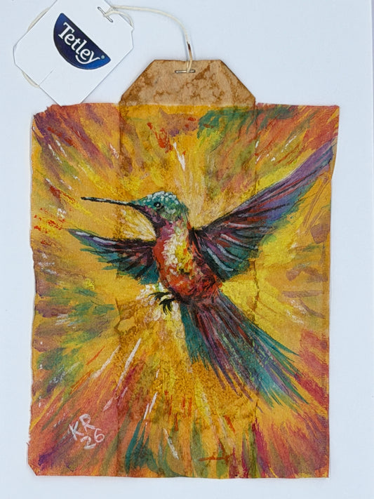 Painterly Hummingbird