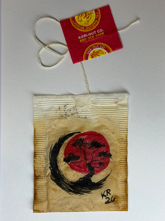 Mini Teabag Chinese tree in moon