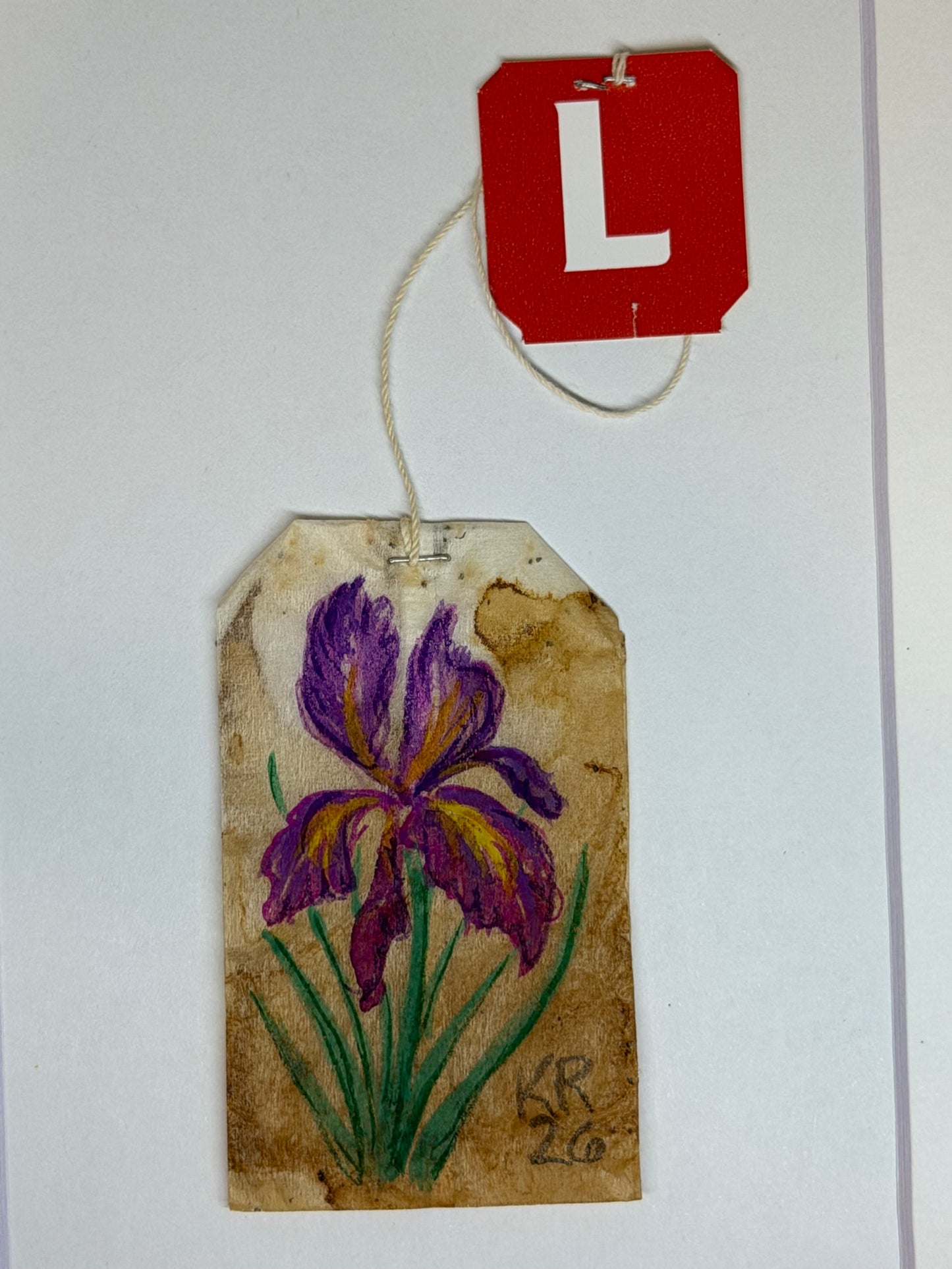 Mini Teabag Iris Purple