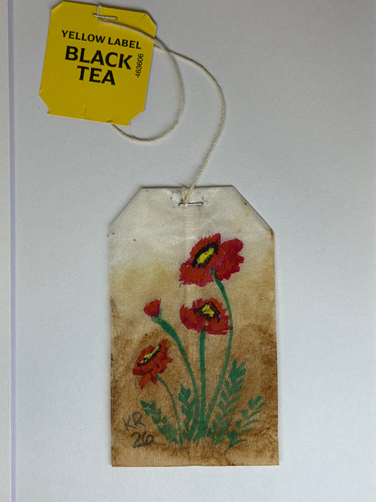 Mini Teabag Poppies
