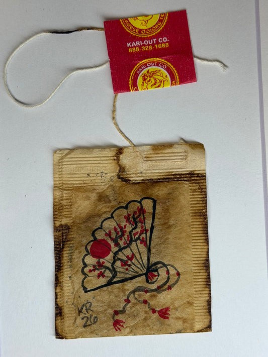 Mini Teabag Chinese Fan