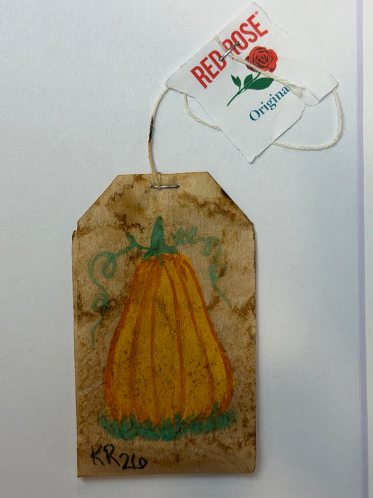 Mini Teabag Halloween Pumpkin