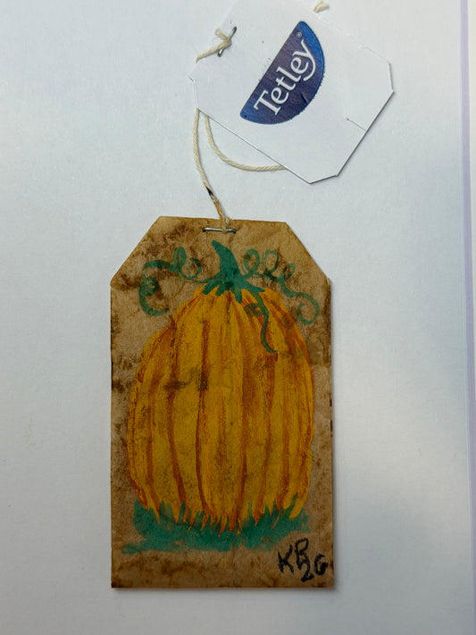 Mini Teabag Halloween Pumpkin