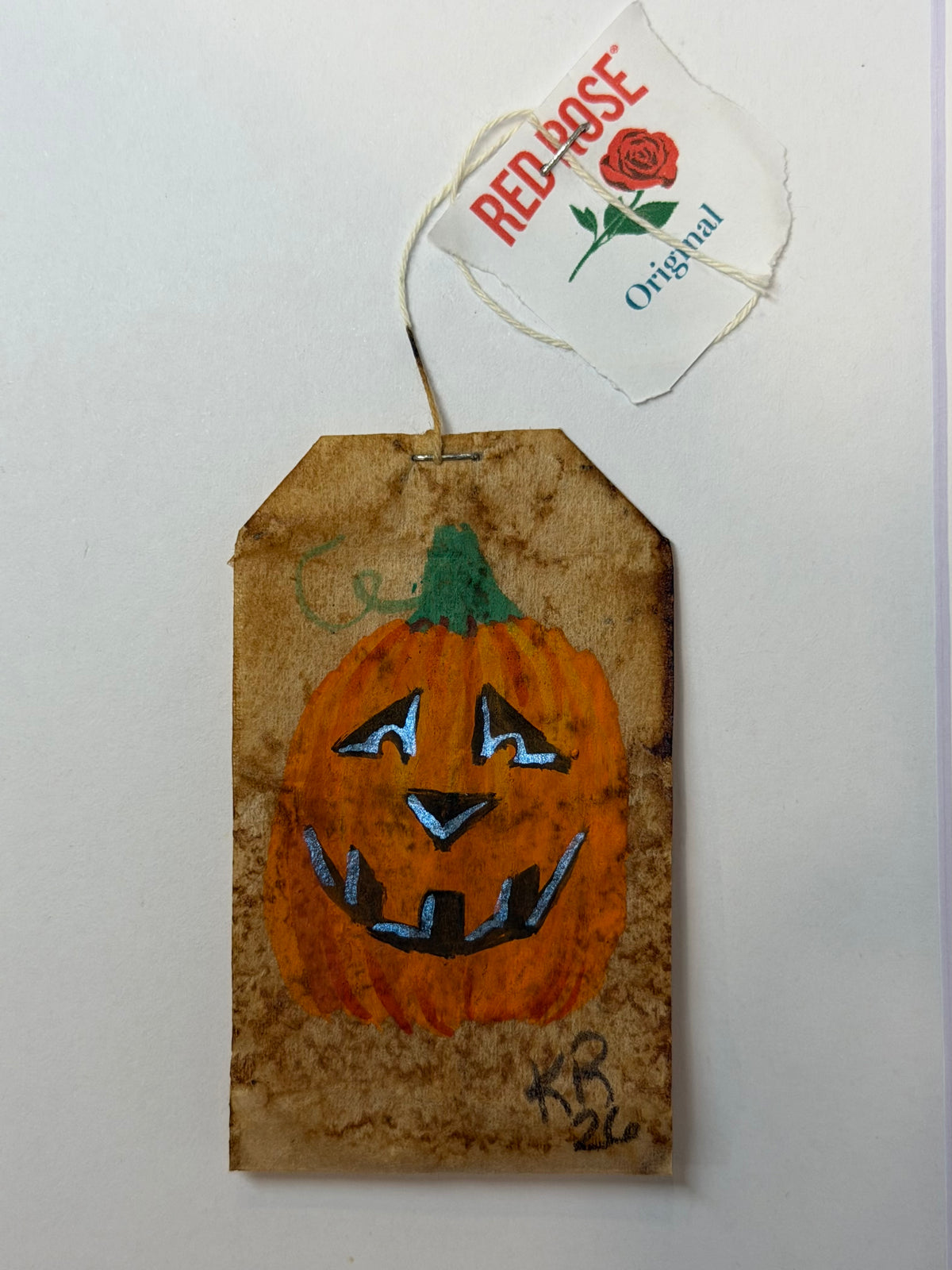Mini Teabag Halloween Jack-o-Lantern
