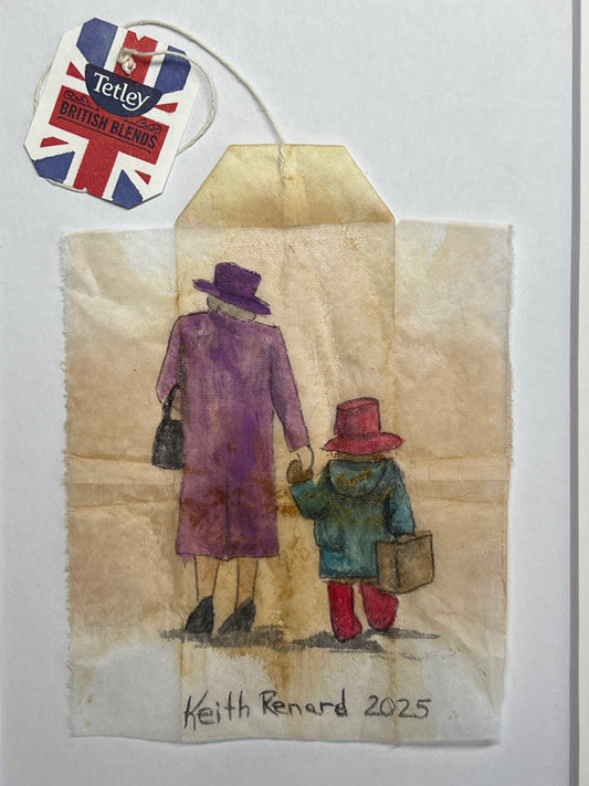 British Teabag Queen and Paddington Bear