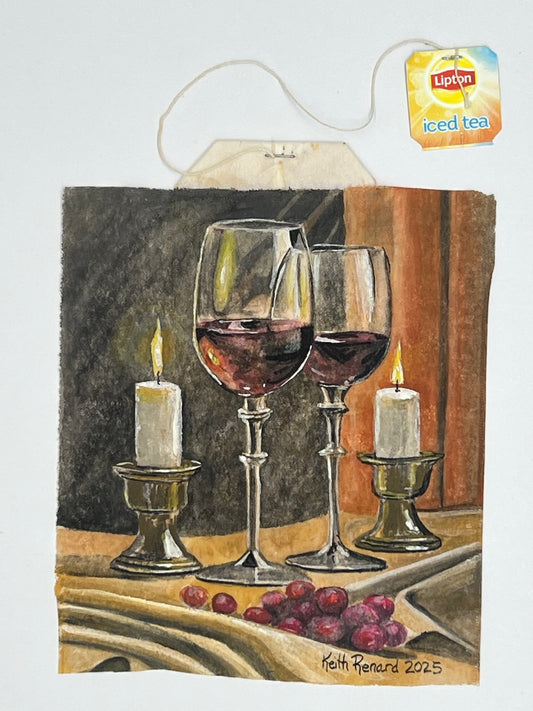 Wine Glasses, Candles
