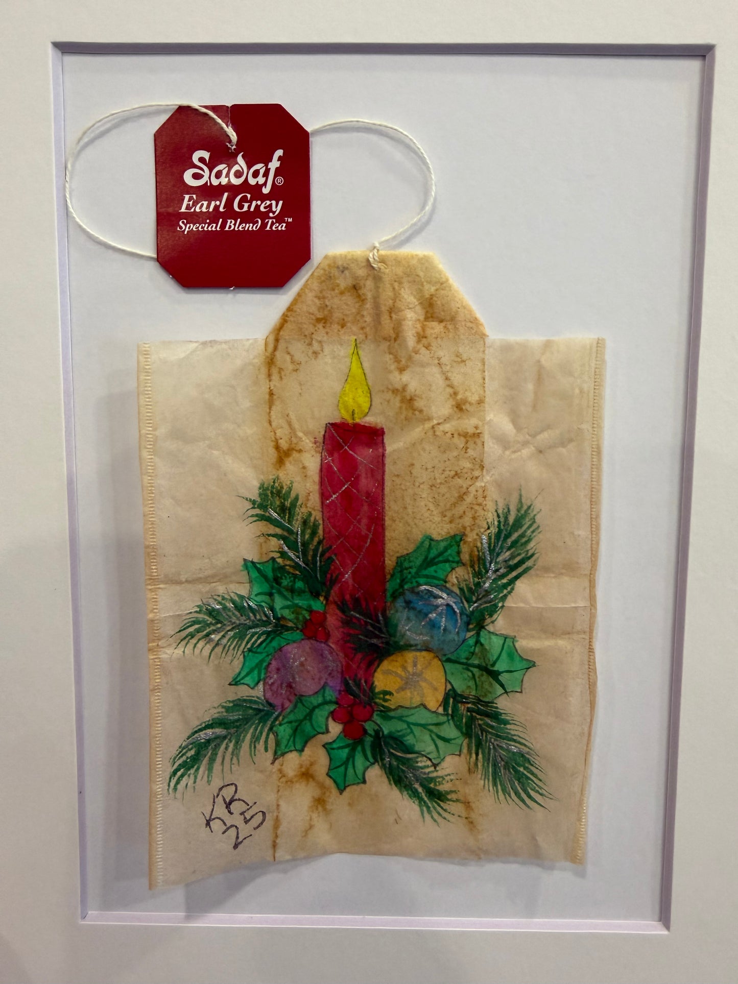 Red Christmas Candle