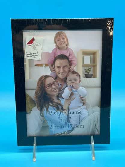 Standard 5x7 Black picture frame
