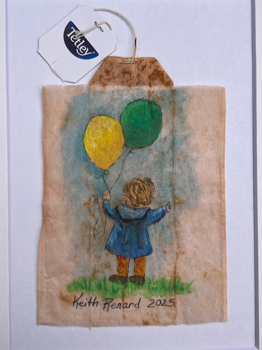 boy with balloons