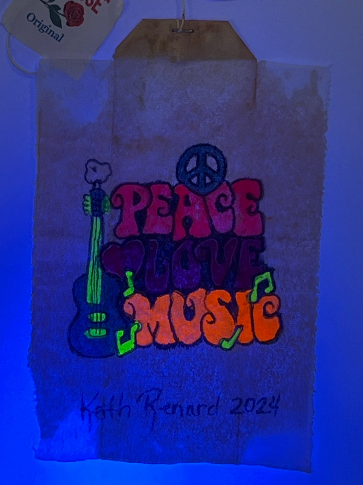 Colorful Peace Love Music peace sign